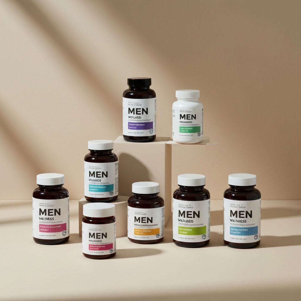 Men's wellness supplement collection