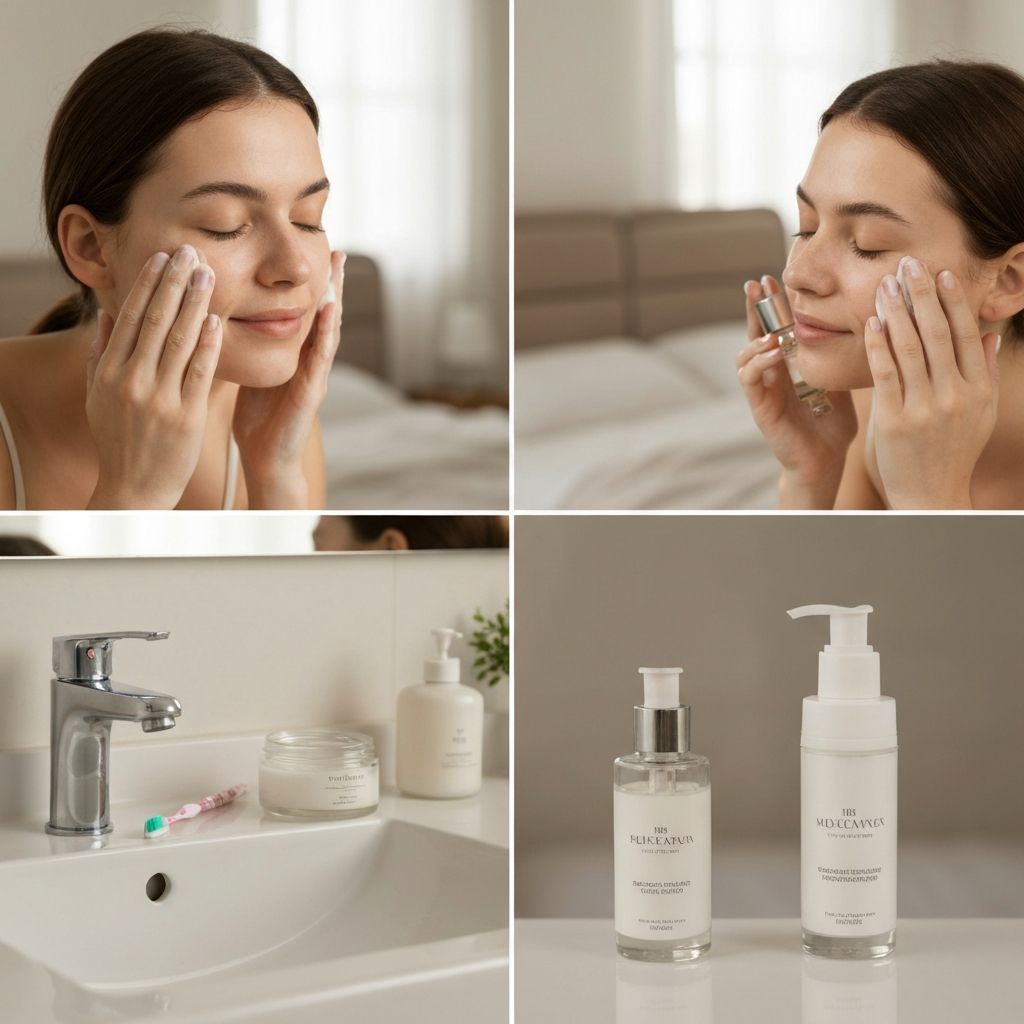 Daily skincare routine